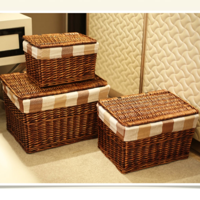 고리 버들 저장 바구니