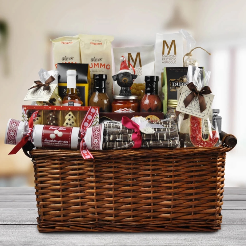 크리스마스 선물 바구니
