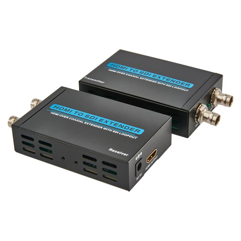 SDI 출력을 지원하는 HDMI to SDI Extender 100m HDMI Over Coaxial Extender