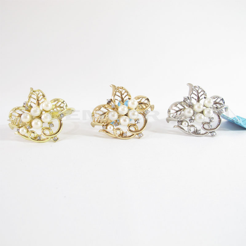 우아하고 우아한 금속 냅킨 링 뜨거운 판매