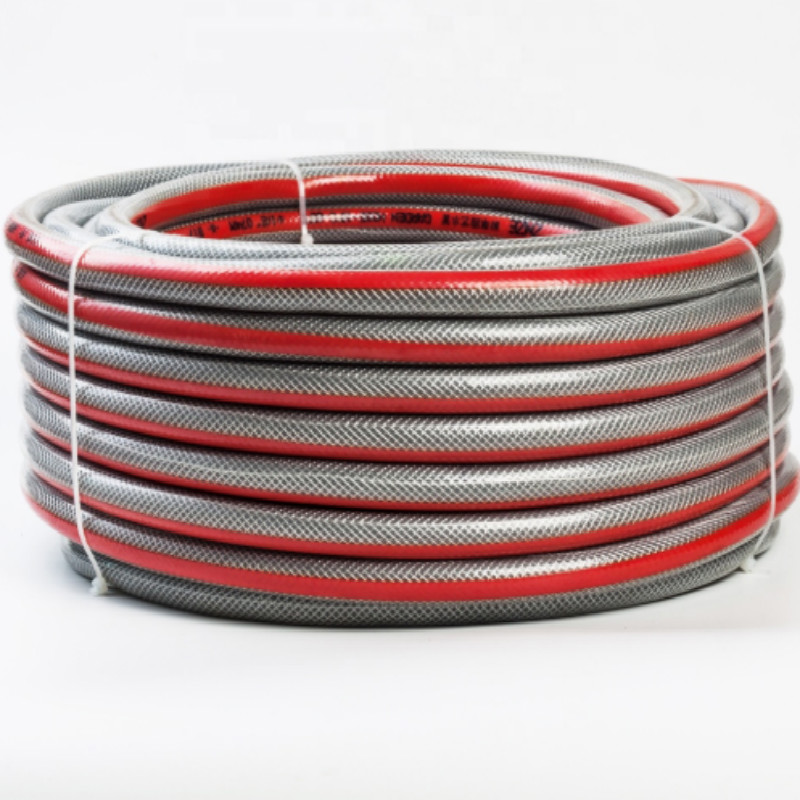 냄새 좋은 품질 다채로운 유연한 섬유 꼰 강화 플라스틱 pvc 정원 호스