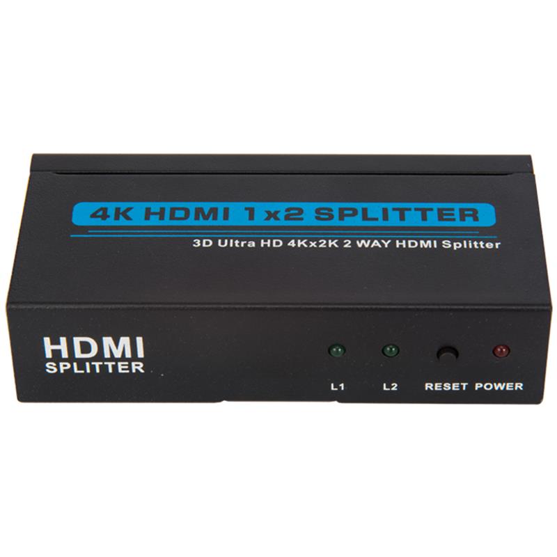 V1.4 2 포트 HDMI 1x2 분배기 3D Ultra HD 4Kx2K / 30Hz