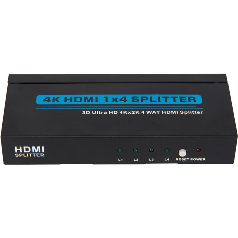 4K 4 포트 HDMI 1x4 분배기 지원 3D 울트라 HD 4Kx2K / 30Hz