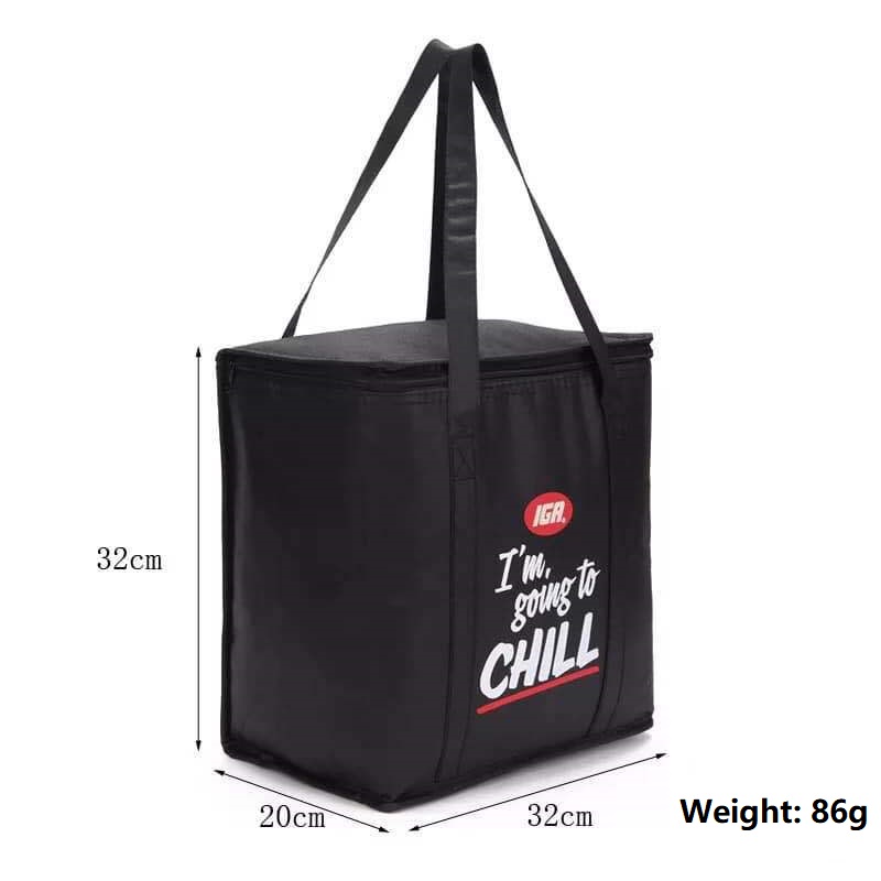 SGC23 프로모션 쿨러 가방 사용자 정의 로고 휴대용 비 짠 큰 절연 토트 백 열 점심 쿨러 가방
