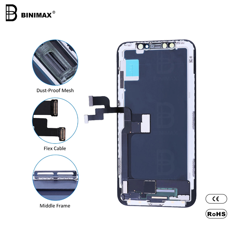 IP X 용 BINIMAX FHD 디스플레이 LCD 휴대 전화 LCD