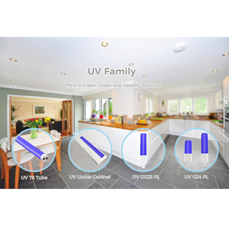 안티 새로운 코로나 바이러스 405nm UVA 자외선 LED 캐비닛 살균 실내 UV 살균 램프 살균 UV 램프 블루 조명