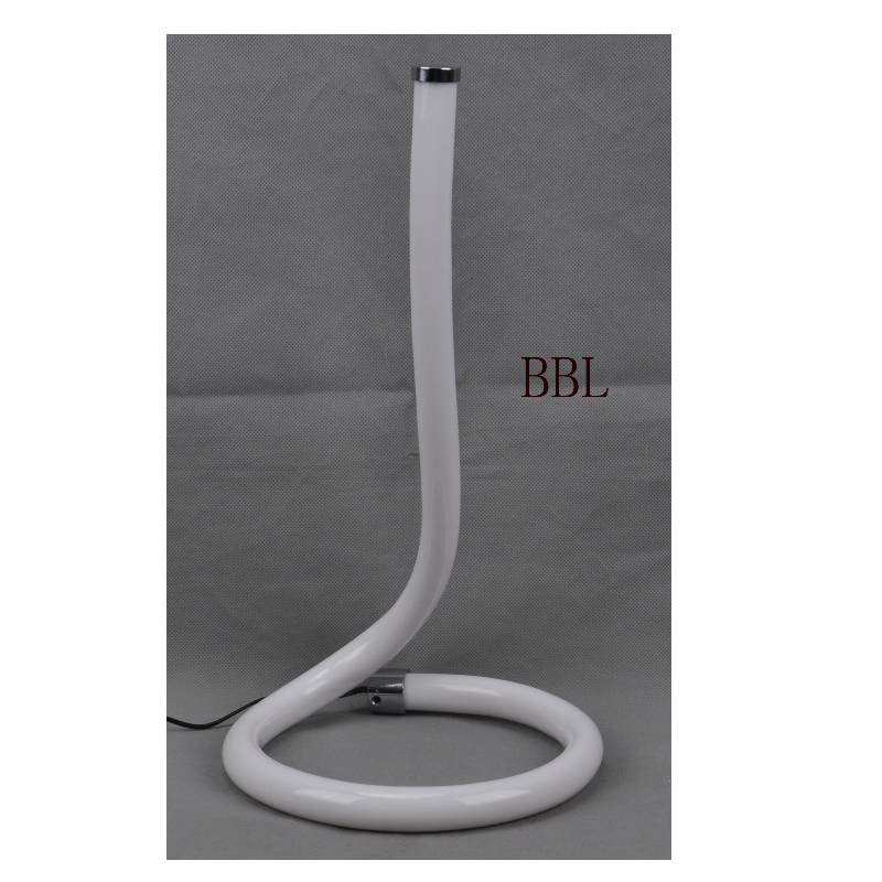 아크릴 튜브가 있고 그림자가없는 LED 테이블 램프