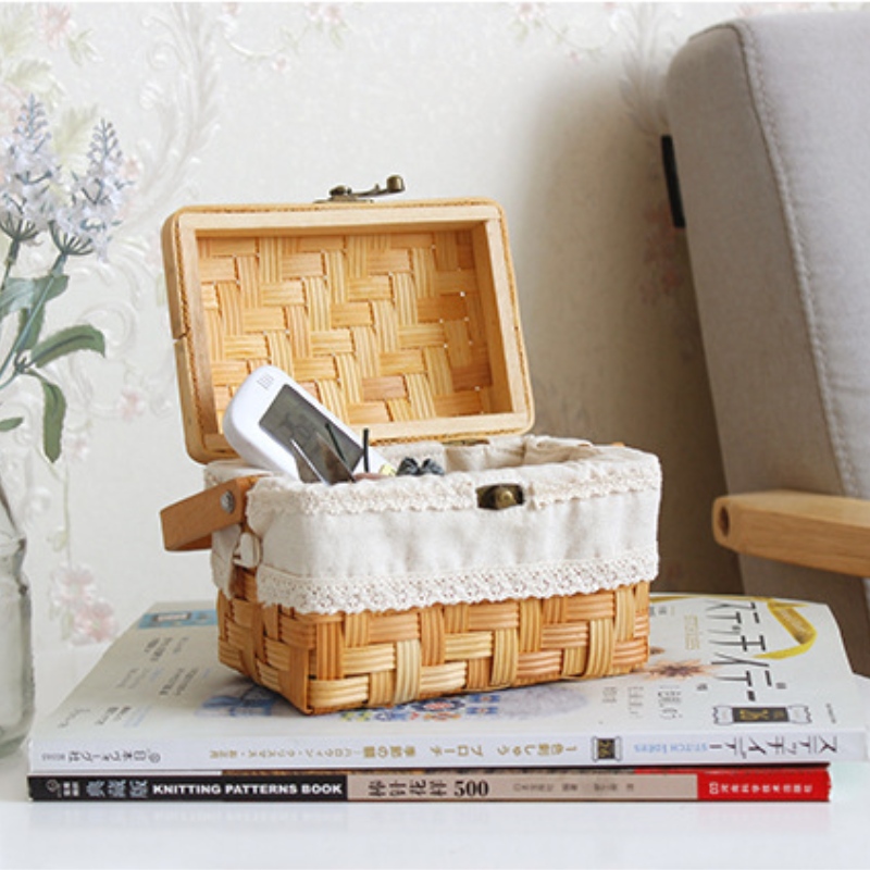 나무 울타리 바구니