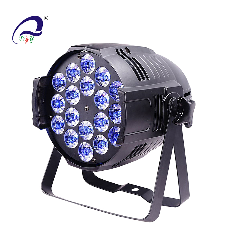 PL43 18 건 * 5in 1 RGBWA LED 알루미늄 Parcian DJ 등