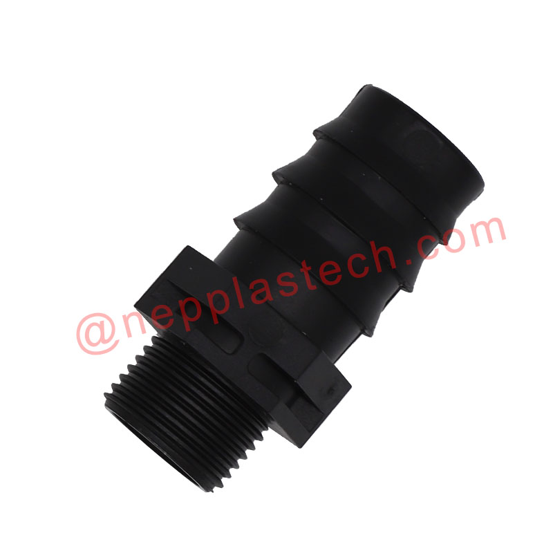 정원 급수 드립 관개 PE 파이프 커넥터 DN20mm 드립 호스 커넥터