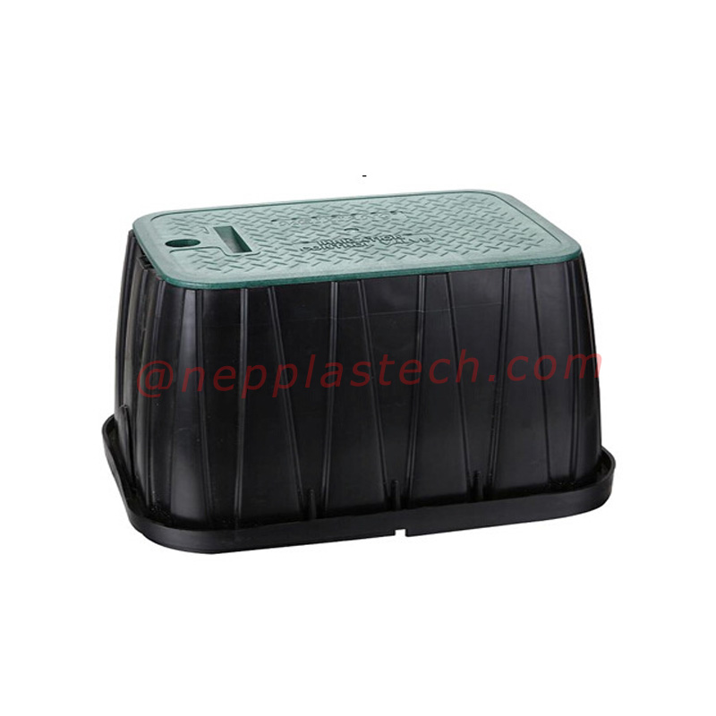 조경 태양 자동 관개 시스템 6 10 12 인치 플라스틱 벨브와 수량계 상자