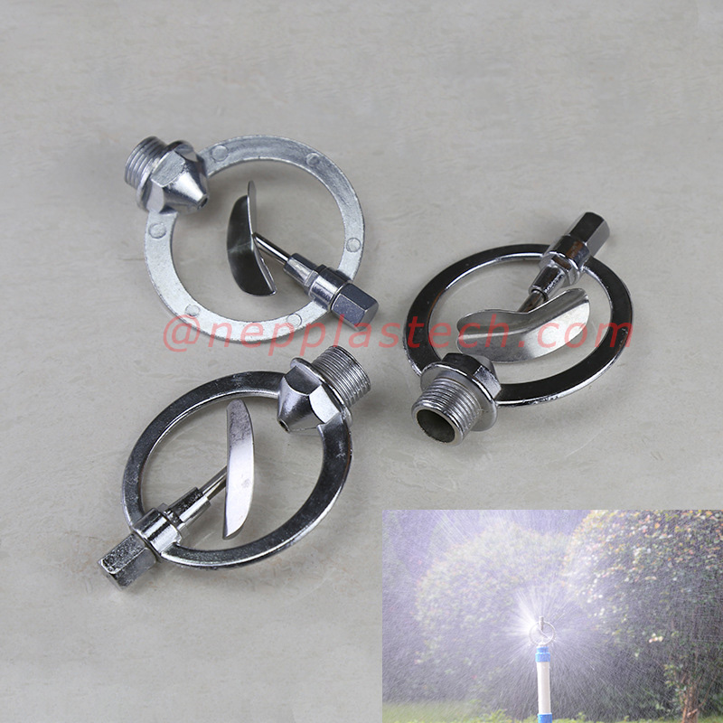 1\/2 인치 아연 합금 나비 자동 비 스프레이 잔디 스프레이 관개 및 원예 급수 스프링클러