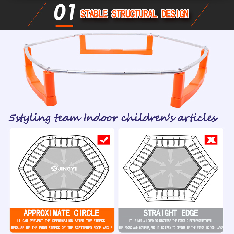 트램폴린 어린이 집 실내 트램폴린 어린이를위한 보호 그물 스프링 아기 트램폴린 번지 점프 야외 트램폴린