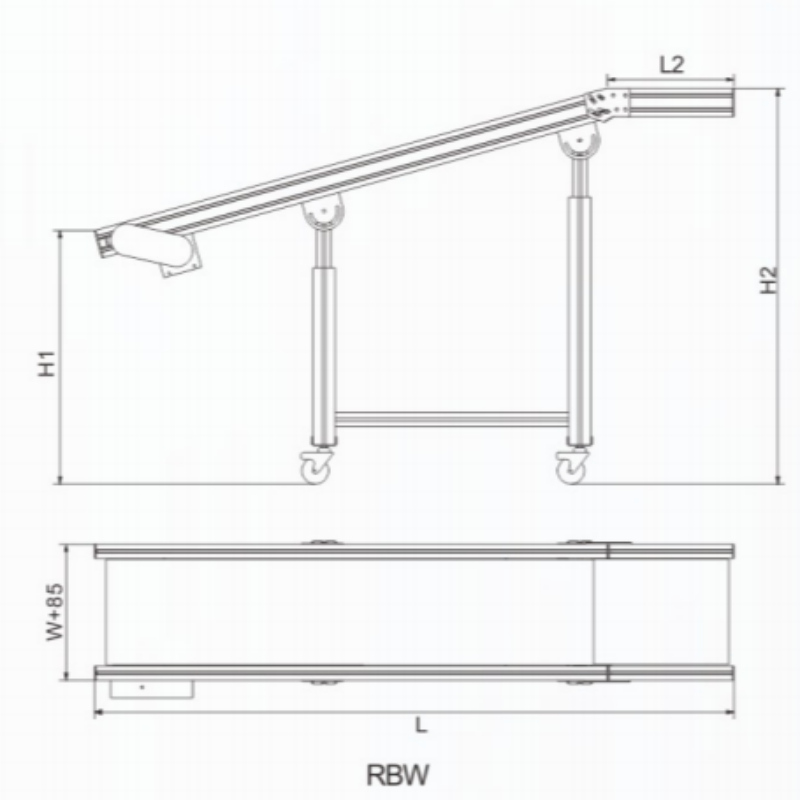 벨트 컨베어 RBV-RBW