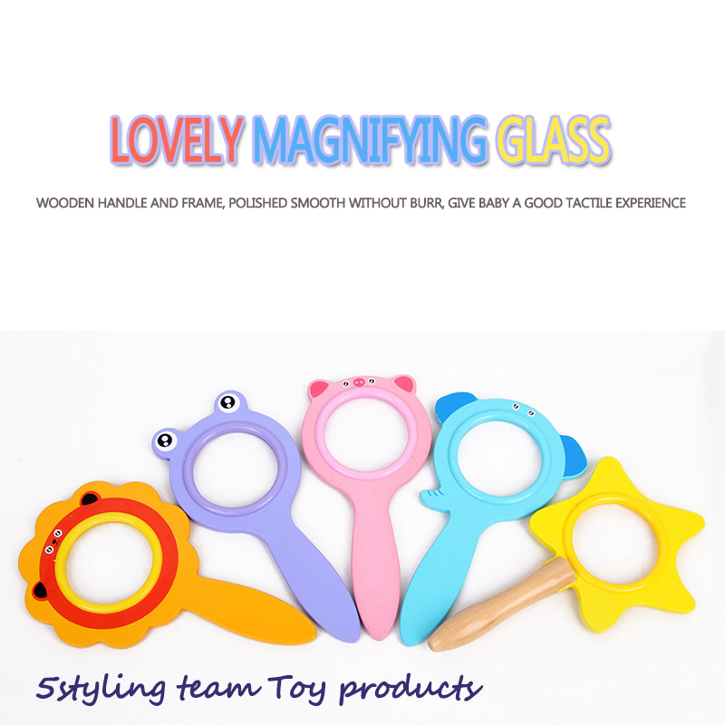 작은 과학 유치원 0.1 만화 돋보기 dn07 곤충 관찰자 어린이 과학 실험 장난감 교육 보조