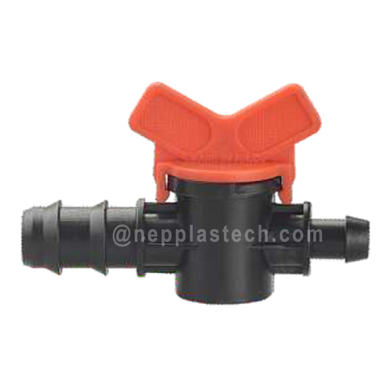 정원 자동 관개 시스템 드립 호스 파이프 20mm에서 16mm 감소 가시 밸브 커넥터