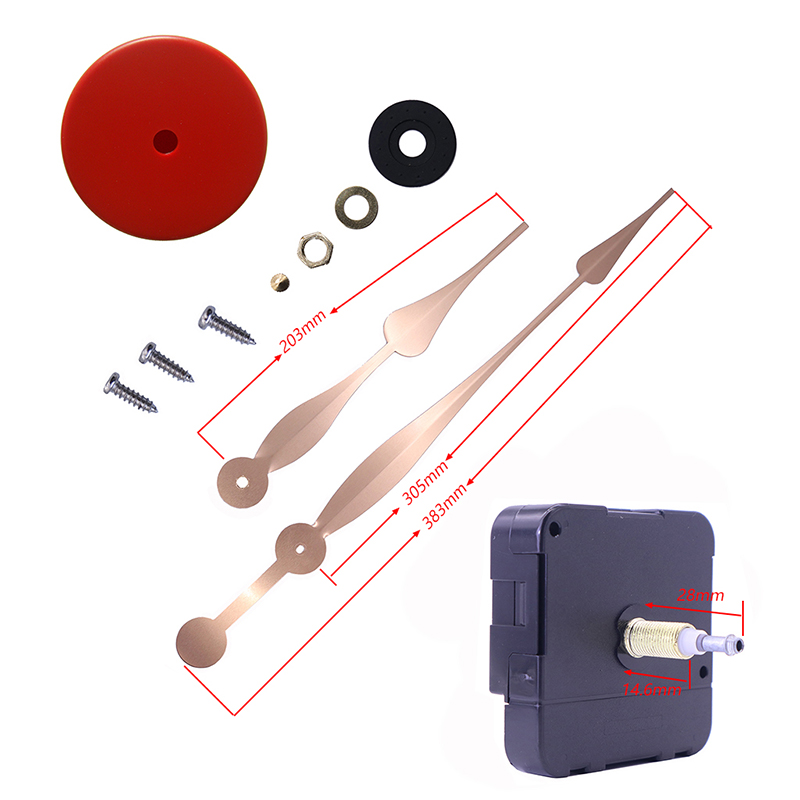 HR1688-23mm 스텝 클락 무브먼트 및 HR01086 클락 핸드 무브먼트 케이스