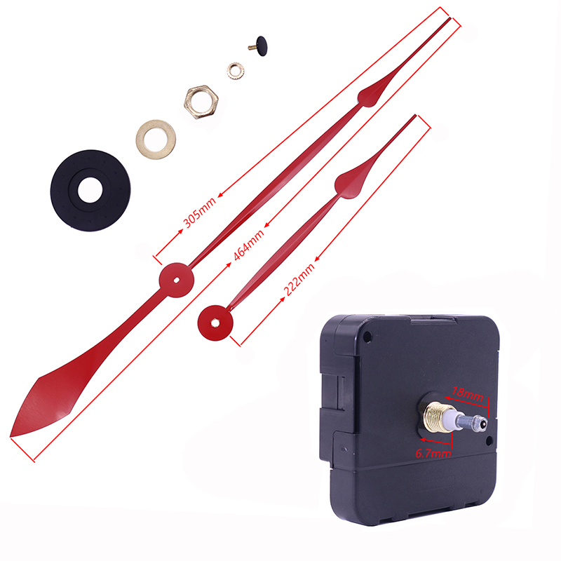 시계 손을 가진 도매 15mm 큰 토크 I 갱구 벽시계 운동