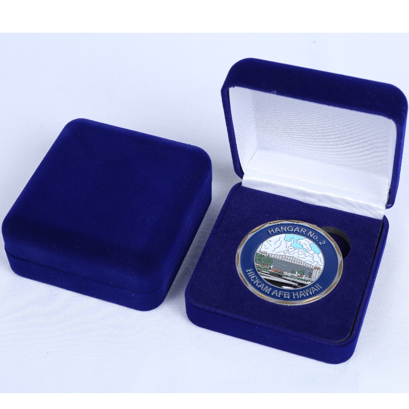 프로젝트 D - 17 원형 벨벳 상자, 학구, 동전, 배지 사용, mm.65 * 68 * 29, 약 40g.