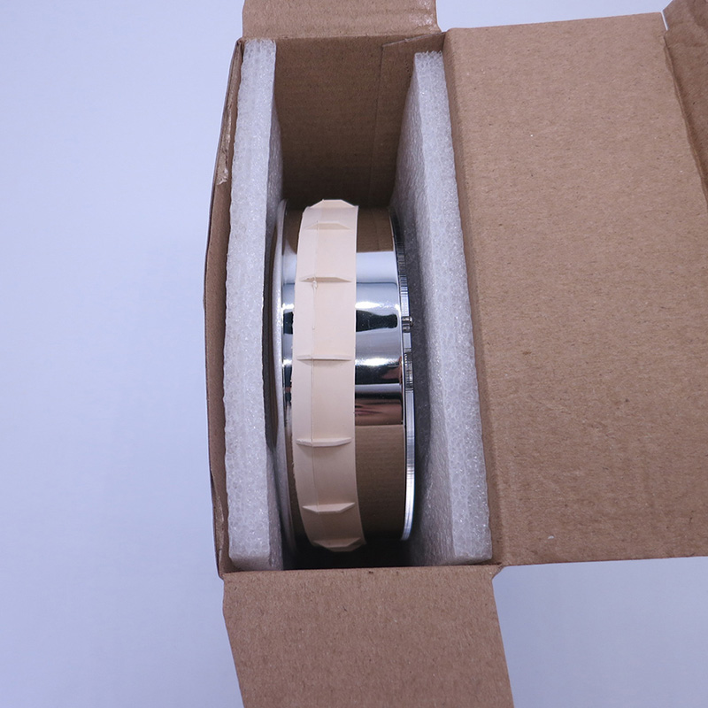 고급 실버 직경 133 MM 금속 시계 삽입