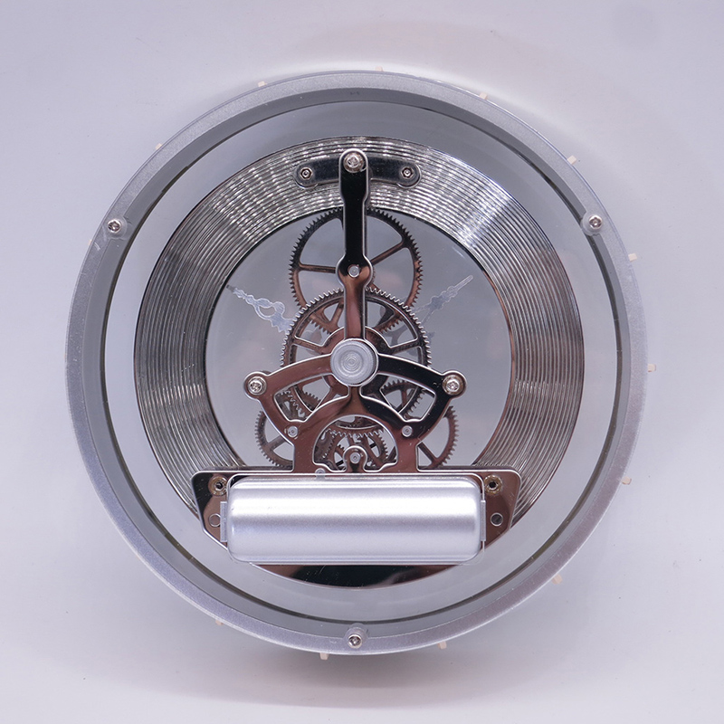 직경 149MM 실버 스켈레톤 시계 인서트 시계 부분