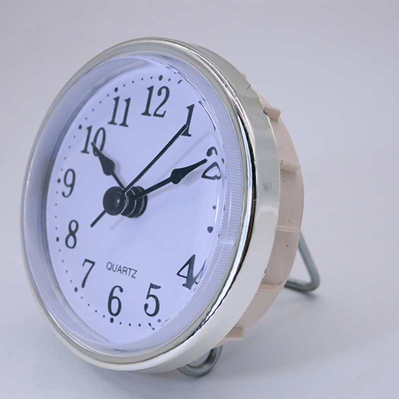 직경 65mm 원형 벽 은색 시계 삽입 페이지