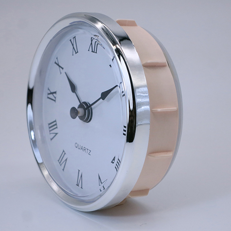 직경 80mm 은색 서재 괘종시계 삽입 페이지