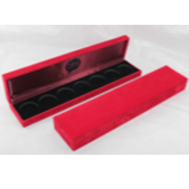 210 * 35mm 동전, 배지 및 목걸이 등을위한 V-11 직사각형 인조 가죽 종이 상자. 240 * 52 * 30, 무게 약 130g