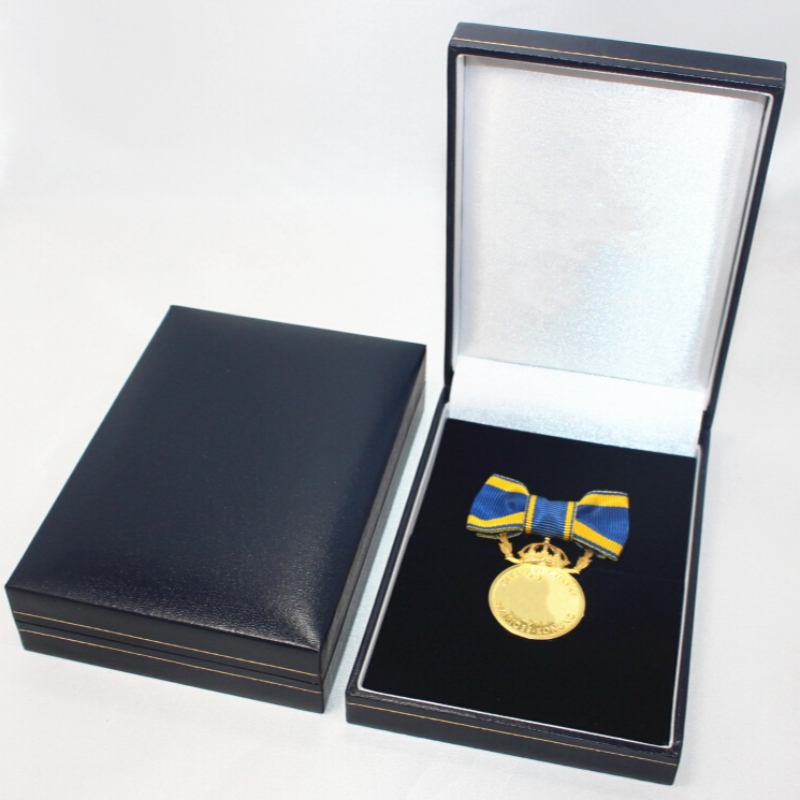 88 * 128 * 30 mm 메달, 동전 및 배지 등을위한 V-14 사각형 인조 가죽 종이 상자. 88 * 128 * 30, 무게 약 120g