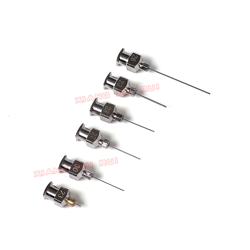 고품질 스테인리스 분배 바늘, 접착제 차단 없음, 부드러운 흐름