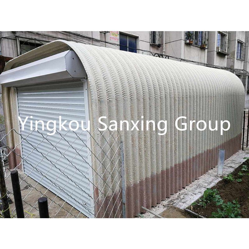 Quonset 다중 모양 건물 생산 라인