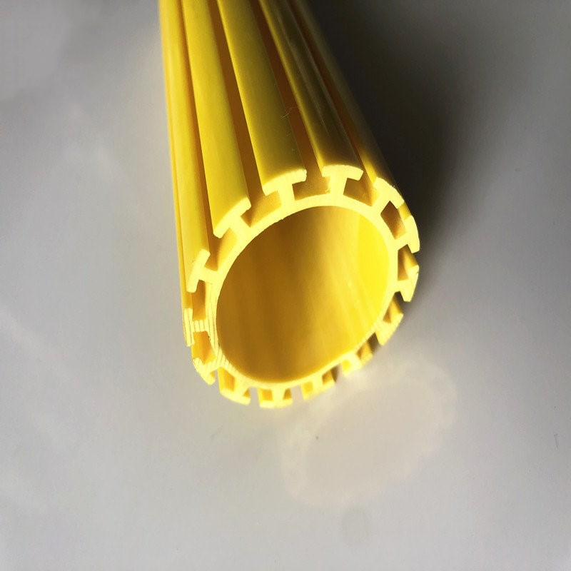 롤리팝 지원 슬라이딩 슬롯에 대한 사용자 정의 만든 압출 pvc 프로필 파이프 플라스틱 튜브 프로필