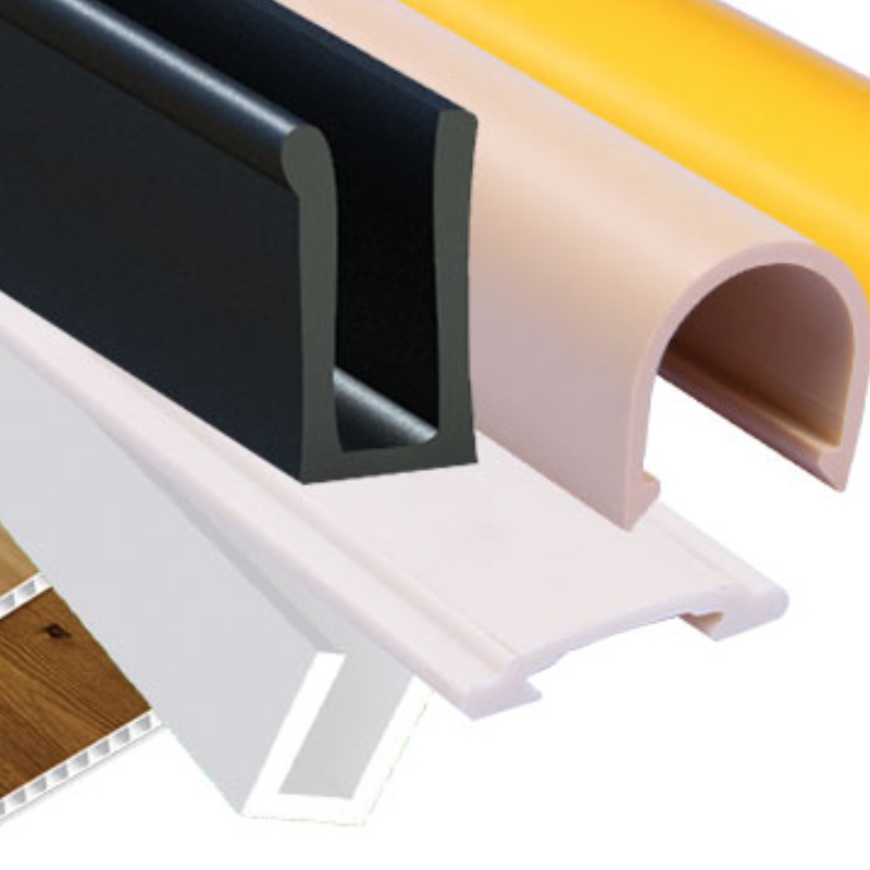 다양한 건물 하우징 사무실 실내 장식 재료에 대한 맞춤형 비정상적인 압출 플라스틱 프로파일