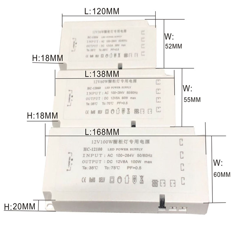 36W - 12 V - 3A 복도 자동 계단 감지 스위치 전원