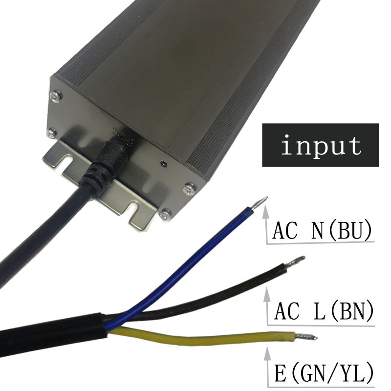 12v400w 중산 고품질 정전압 방수 검은 회색 알루미늄 쉘 드라이버 공급