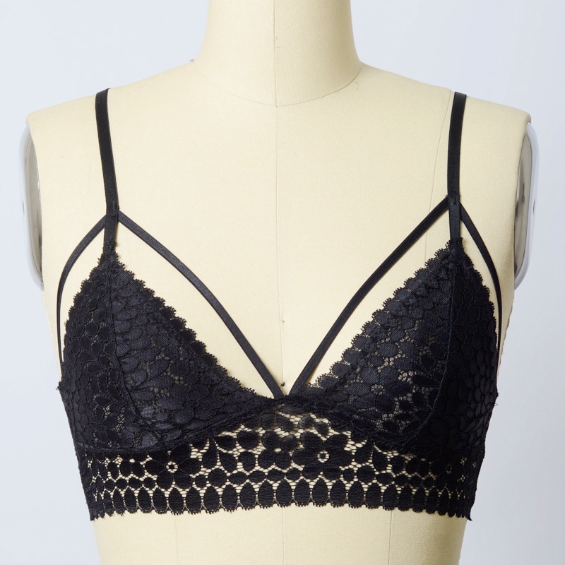 GA-5344 그레이스 소녀 데이지 레이스 strappy bralette.