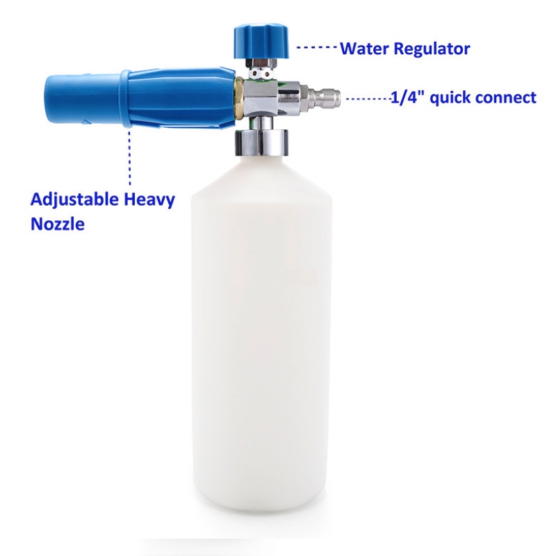 폼 캐논 스노우 폼 랜스 압력 와셔 세차 퀵 릴리스 조정 가능한 1\/4 \