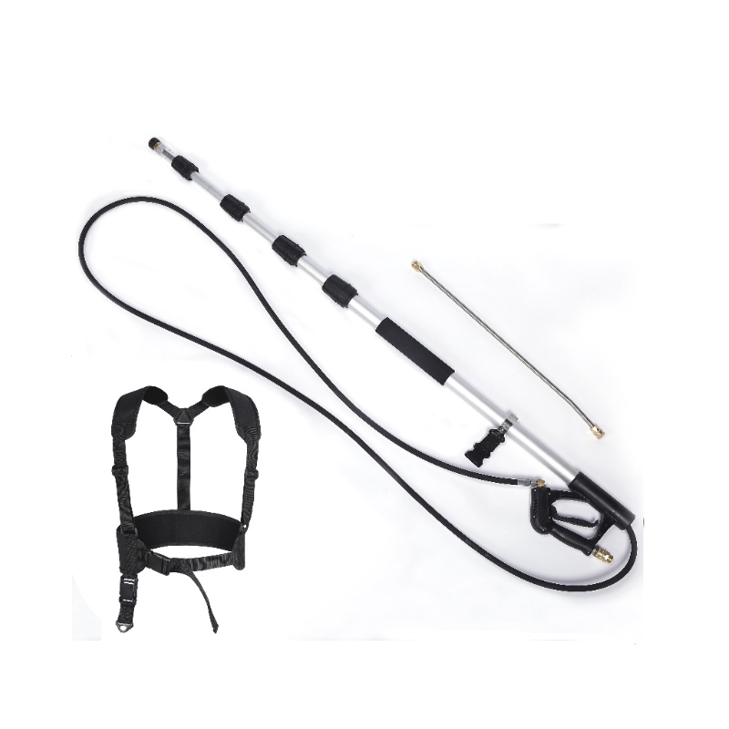 파워 와셔 연장 봉 18-24 피트 텔레 스코핑 랜스