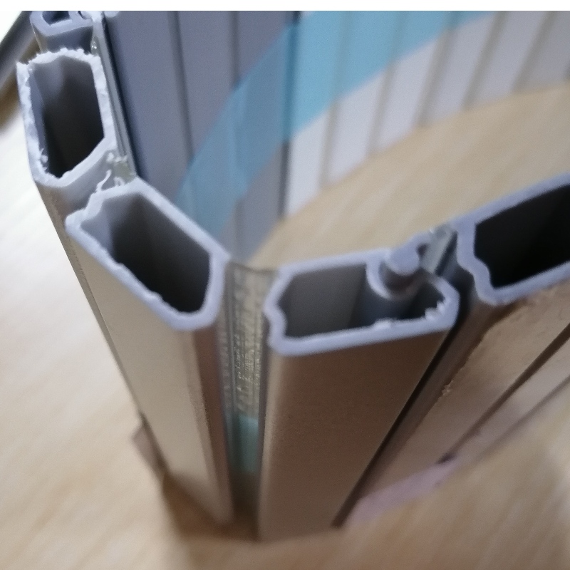 화재 정격 PVC 롤러 셔터 판금 PVC 셔터 프로필 공동 압출 PVC 프로필 판금 캐비닛 문