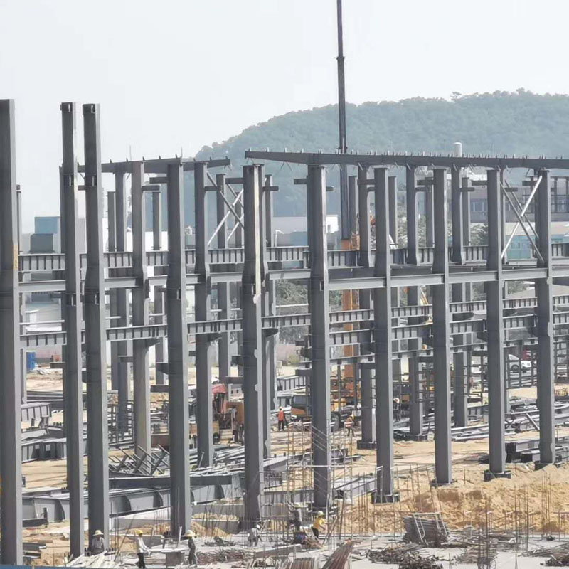 철골 구조 프레임 상업 오 피 스 텔, 철골 구조 트러스 프 리 스타일 시공 도