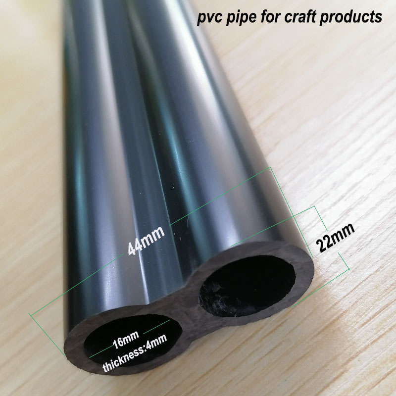 장난감 용 산업 용 검은색 PVC 튜브 공예 선반 지지대 손잡이 용 맞 춤 형 플라스틱 튜브