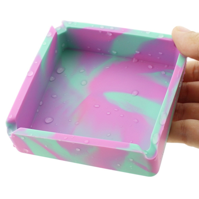 큰 사각형 위장 재떨이