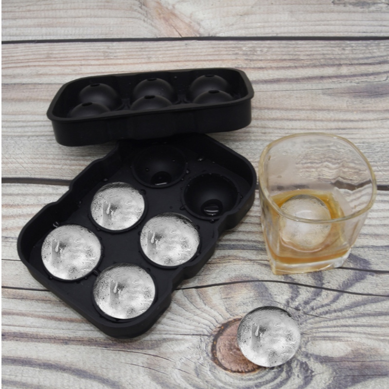 10 색 스팟 위스키 6 홀 아이스 하키 몰드 원형 방수 제빙기 용 특수 아이스 모델
