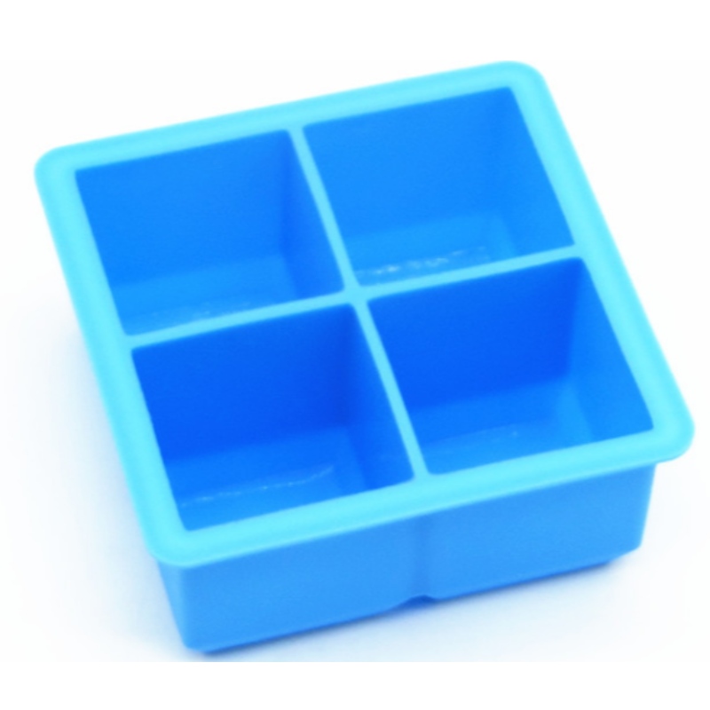 실리카겔 4 그리드 아이스 그리드 4 연결 실리카겔 스퀘어 몰드 4 홀 스퀘어 액세서리 박스 위스키 바 제빙 박스