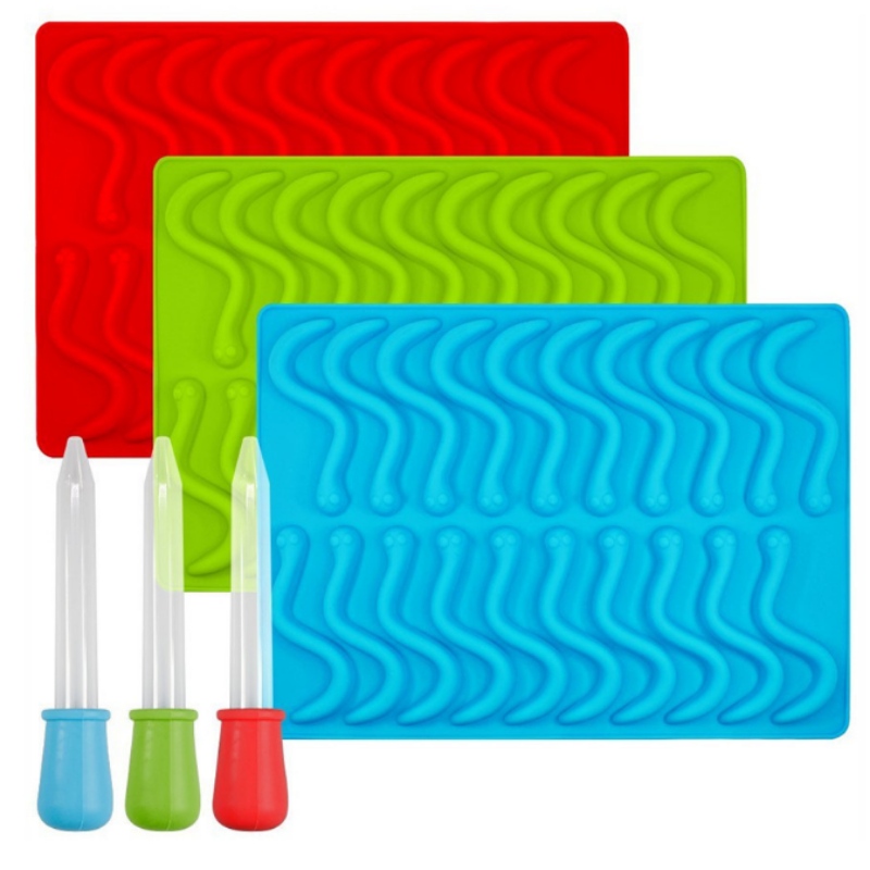 실리카겔 설탕 모형 모충 형 물고기 벌레 초콜릿 모형 뱀 빙 격