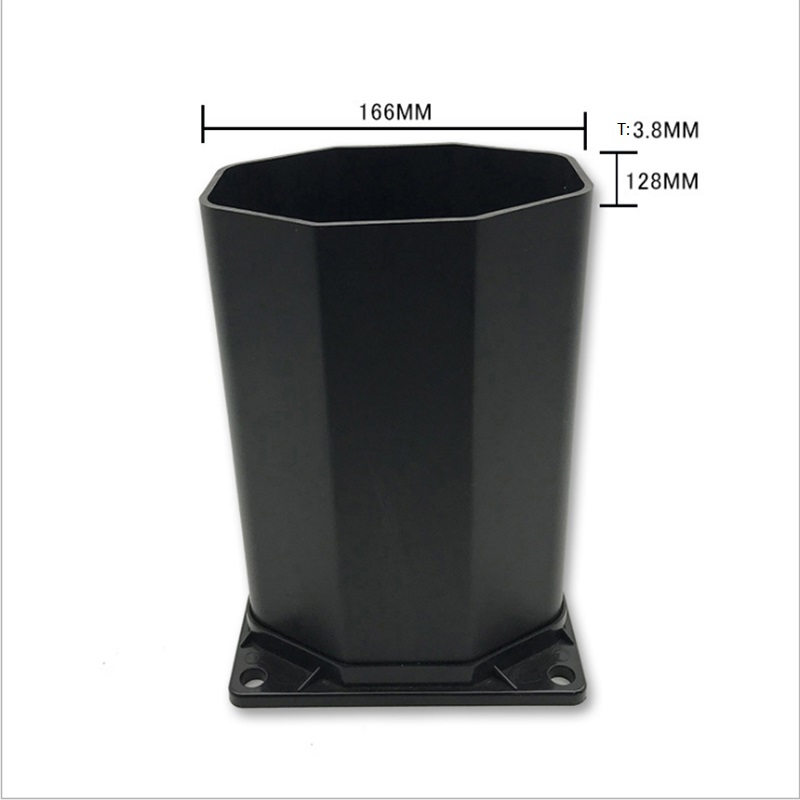 비치 샤워 시설 용 PVC 플라스틱 팔각 관 부품 관