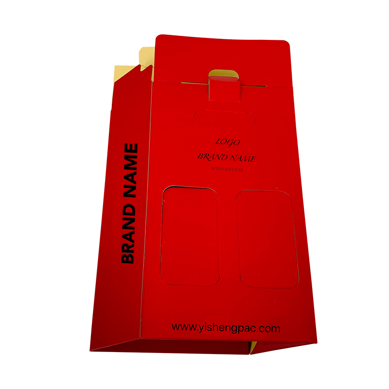 와인 레드 포장 상자