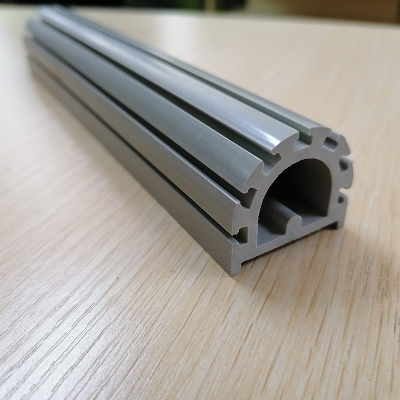 비표준 맞춤형 PVC 프로파일 공장 PVC 산업 프로파일 PVC D 모양 프로파일
