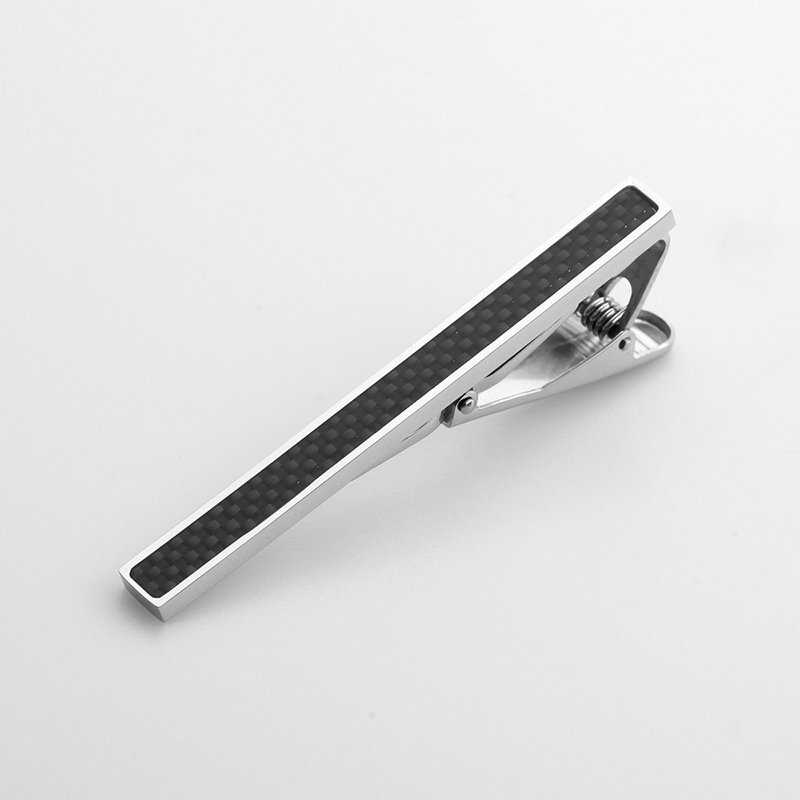 남성용 스테인레스 스틸 카본 타이 클립 중국 제 쥬얼리 액세서리