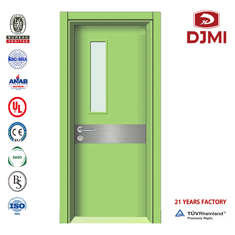 새로운 설정 주요 나무 조각 디자인 Childern 병원 방화문 중국어 공장 멋진 나무 디자인 위생 문 나무 문 고품질 Prehung 인테리어 설치 설명서 병원 문 나무 문